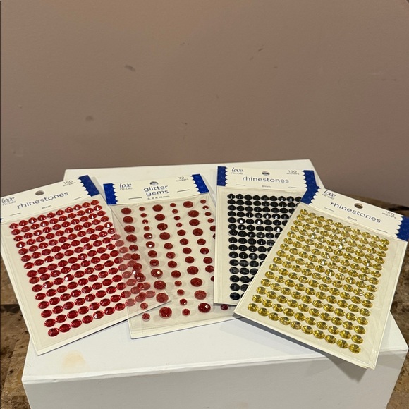 Scrapbooking Alphabet Stickers, Bling Sticker Sheets, Rhinestone Sticker Bundle - Picture 12 of 16